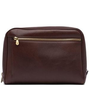 Brunello Cucinelli Lederbeuteltasche - Braun