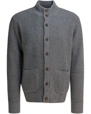 Polo Ralph Lauren Cardigan à col montant - Gris