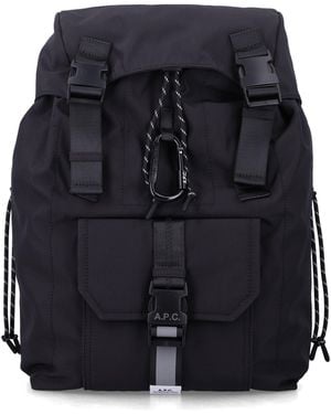 A.P.C. A. P.C. Technical Backpack, 45 X 30 X 14 Cm - Blue