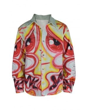 Heron Preston Multicolored Denim Jacket