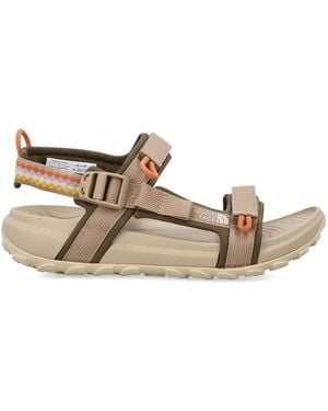 The North Face Die flachen Schuhe der Nordfläche braun - Mehrfarbig