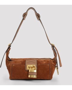 Chloé Paddington Shoulder Bag - Braun