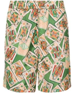 Drole de Monsieur Costume Da Bagno Jeu De Cartes Elasticizzato - Verde