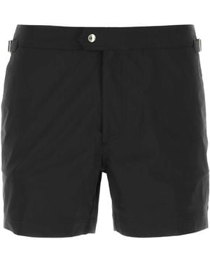 Tom Ford Polyester Swimming Shorts - Black