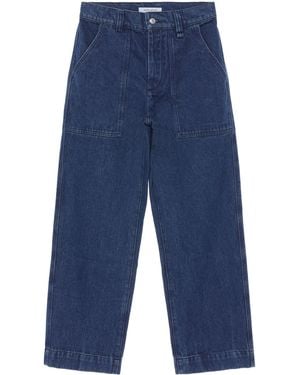 Maison Kitsuné Workwear Trousers Clothing - Blue