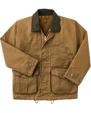 Filson Chaqueta de campo Tin Cloth It 'S La primera vez que lo veo. - Marrón