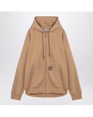 Carhartt Hooded Eldon Sweat Jacket Dusty - Natural
