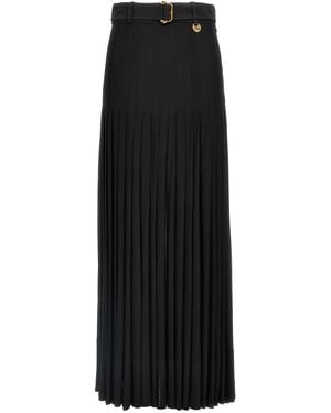 Burberry Geplooide Rok - Zwart