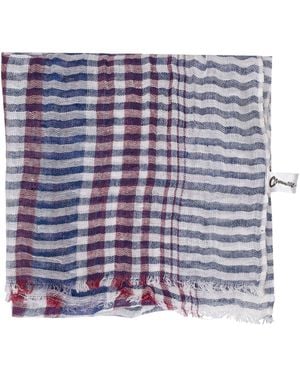 LA ROSE Stripes Scarves - Blue