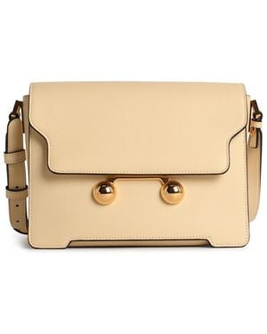 Marni 'New Trunk' Lear Crossbody Bag - Natural