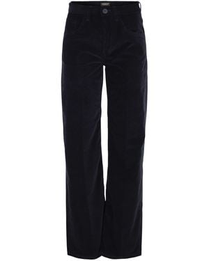 Dondup Jacklyn Corduroy Broek Met Wijde Pijpen - Blauw