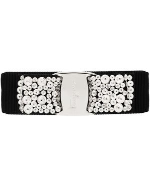 Ferragamo Vara Plaat Haarclip - Zwart