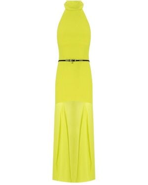 Elisabetta Franchi Carpet Cedar Dress - Yellow