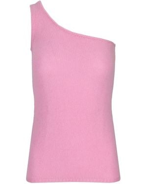 LA ROSE Cashtop Met Één Schouder - Roze