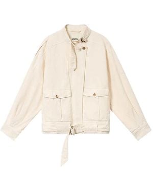 Isabel Marant Isabel X Isalya Jas Met Zakken En Gesp - Wit