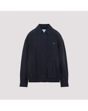 Prada Silk Jacket - Blue