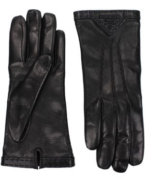 Prada Frauen 's Hauthandschuhe schwarz