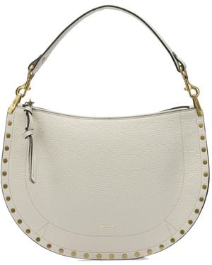 Isabel Marant Oskan Soft Zip Borse A Spalla E Tracolla Bianco-Donna - Multicolore