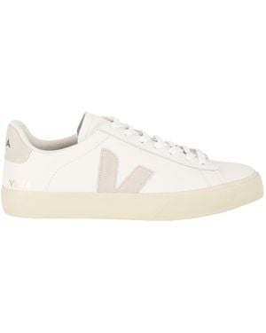 Veja Campo Extra White Natural Wildleder - Weiß