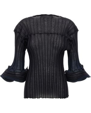 Issey Miyake Asagao' Top - Black