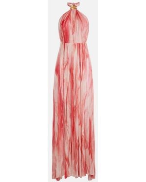 Elisabetta Franchi Red Teppich Kleid - Rot