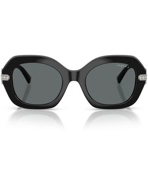 Vogue Zonnebril Vo5706 Sb W44/81 Zwart/donkergrijs Dames Gepolariseerd