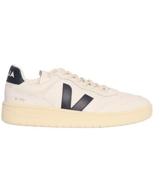 Veja V 90 O.T Leath Ex White Nautico - Natur