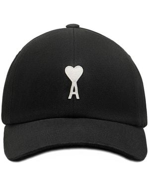 Ami Paris Ami De Coeur Baseballkappe - Schwarz