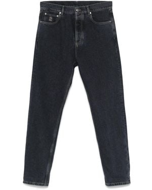 Brunello Cucinelli Denim Cotton Jeans - Bleu