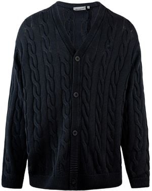 Carhartt Cardigan Carter Nero - Bleu