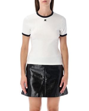 Courreges Courrèges T -Shirts und Polos - Weiß