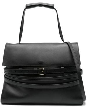 Moschino Binde mir mittlere Umhängetasche - Schwarz