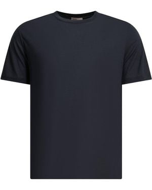 Herno "Resort Lana" T-Shirt mit Rundhalsausschnitt - Schwarz