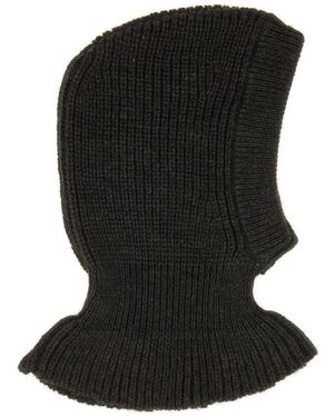 Lemaire Knitted Winter Hat - Black
