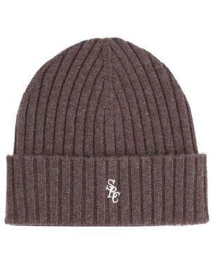 SPORTY&RICH Cap With Logo - Brown
