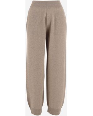 Stella McCartney Stella Mc Cartney Cashmere Miscela Pantaloni - Neutro