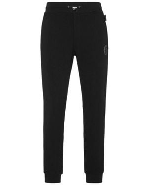 Philipp Plein Jogging Trousers Iconic Plein - Black