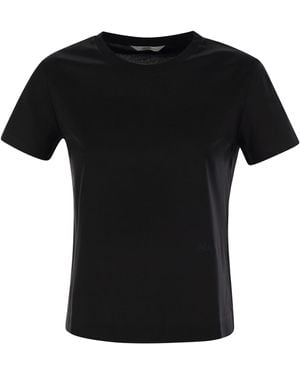 Max Mara Nerina Basic Cotton T Shirt - Black