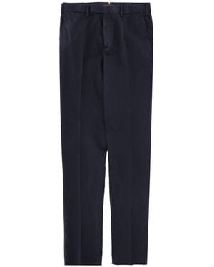 ZEGNA Dark Regular Pants - Blue