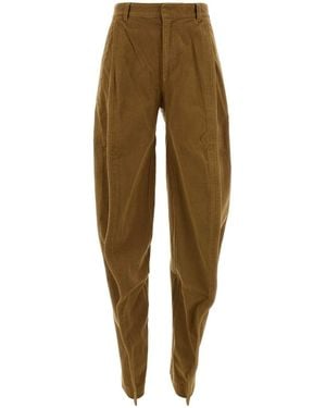 Y. Project Caramel Stretch Velvet Pant - Natural