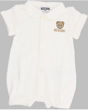 Moschino Romper With Gift
Box - White