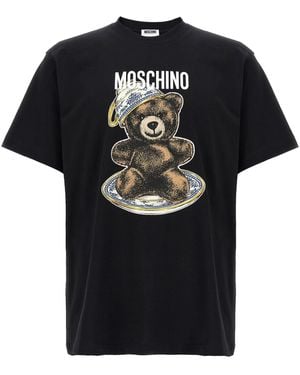 Moschino 'Teddy' Print T -Shirt - Schwarz