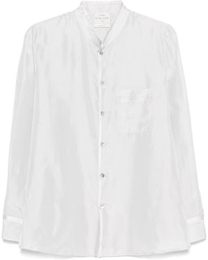 forte_forte Habotai Silk Shirt - White
