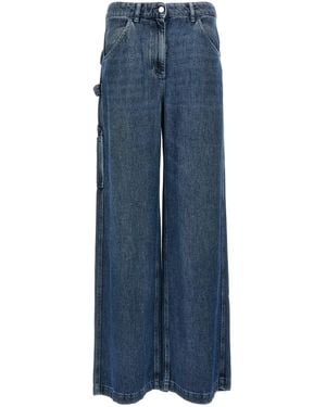 Nude Wide Leg Lyocell Jeans - Blue