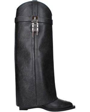 Givenchy Stivali Cowboy Donna Pelle Nero - Black