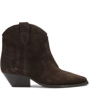 Isabel Marant "Dewina" Cowboy Boots - Black