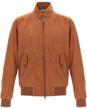 Baracuta Wildleder -Bomberjacke - Braun