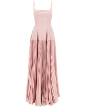 Giovanni bedin Long Faltenkleid - Pink