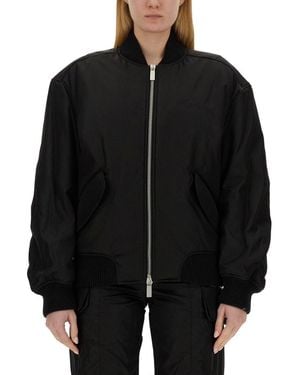 Off-White c/o Virgil Abloh Nylon Bomber Jacket - Black