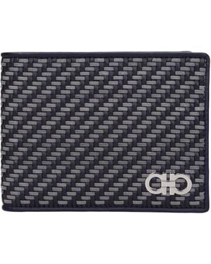 Ferragamo Portfolios With And Skin - Black